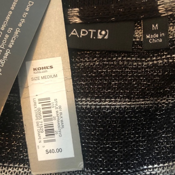 Apt 9 ladies boat neck sweater - Picture 4 of 4